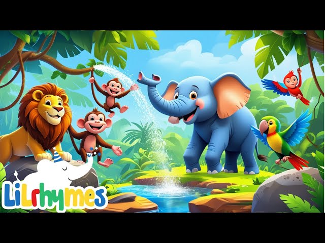 Safari Animal Sounds Song | Nursery Rhyme for Kids - Learn Animal Names and Sounds | LiLRhymes