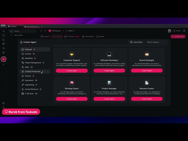 LIVE: Automate Sales with Taskade AI Agents