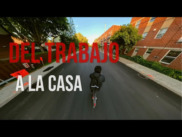 Del trabajo a la casa en bici