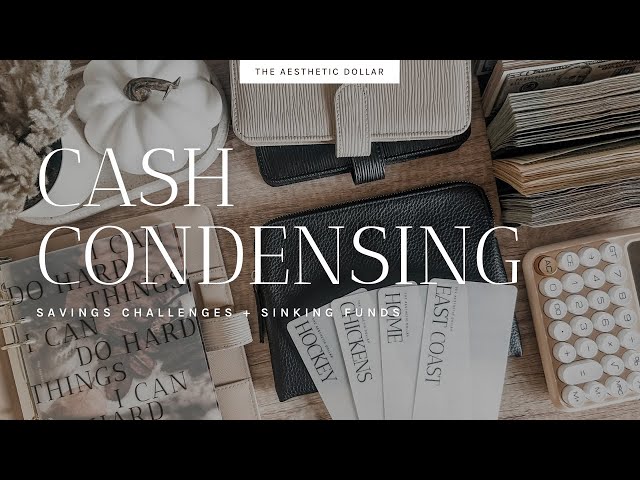 Cash Condensing | $4,000 Going to our Savings | Savings Challenges | Cash Stuffing for Beginners