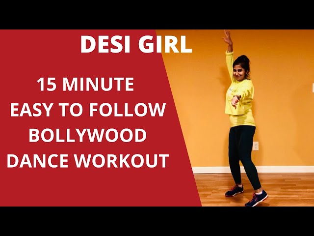 15 MINUTE EASY TO FOLLOW BOLLYWOOD DANCE WORKOUT| BURNS 200 CALORIES & MORE