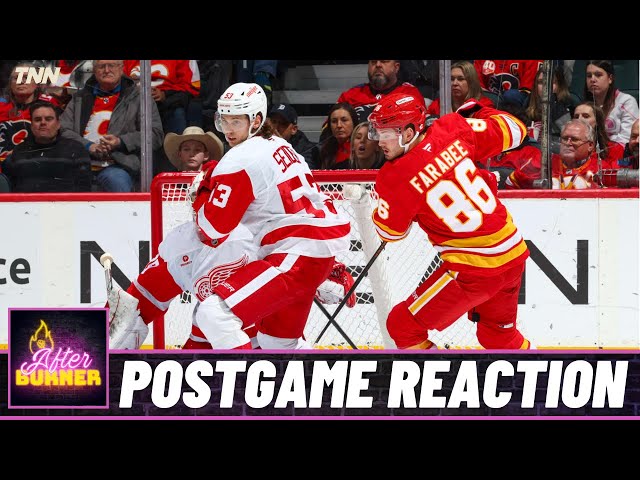 Red Wings @ Flames Postgame Reaction | FN After Burner - Game 51