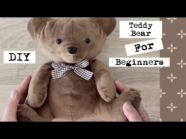 Teddy Bear DIY for Beginners with Sewing Instructions in Details| Pattern Available | Easy to Follow