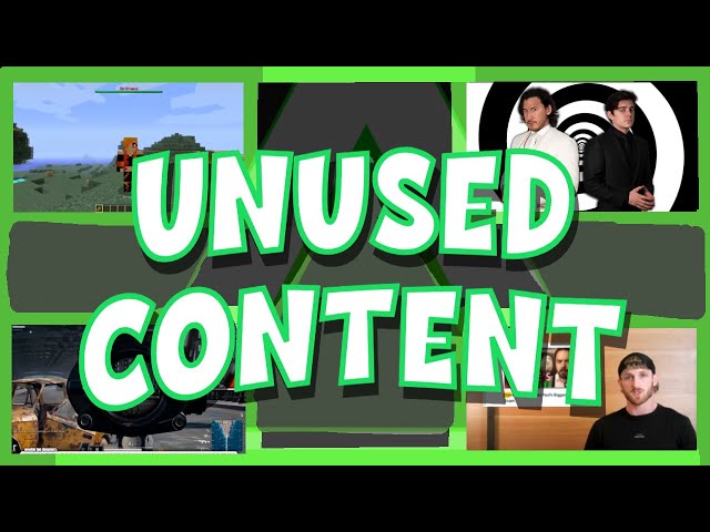 Unused Content on YouTube