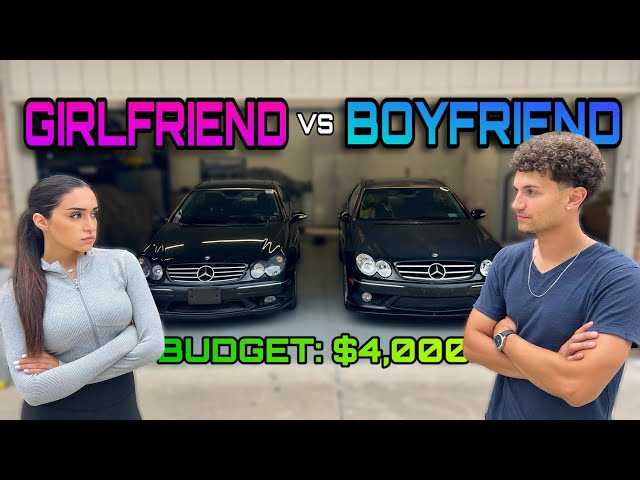 BF vs GF -BUILDING THE SAME CAR COMPETITION