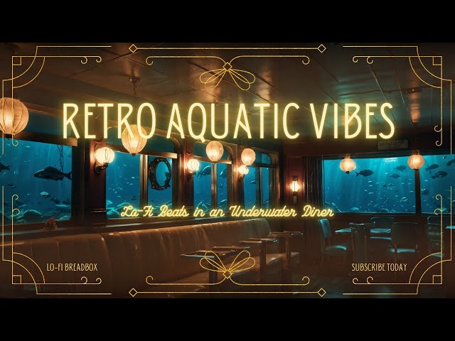 Retro Aquatic Vibes: Lo-Fi Beats in an Underwater Diner