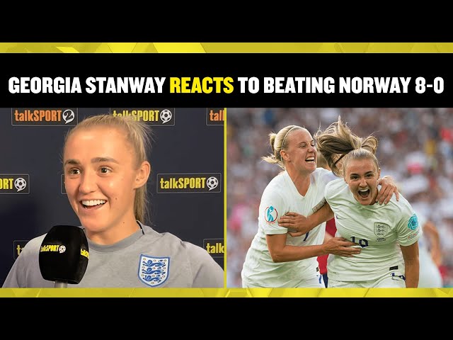 Georgia Stanway talks beating Norway 8-0, England's chances at EURO 2022 and MORE!