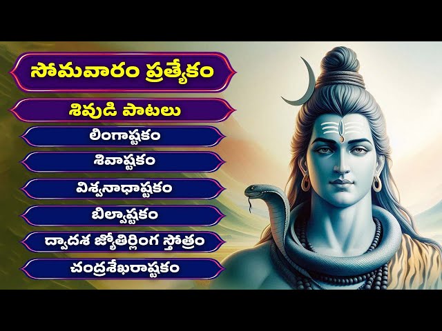 సోమవారం ప్రత్యేకం | శివ స్తుతి | లింగాష్టకం | Lord Shiva Songs | Bhakthi Songs