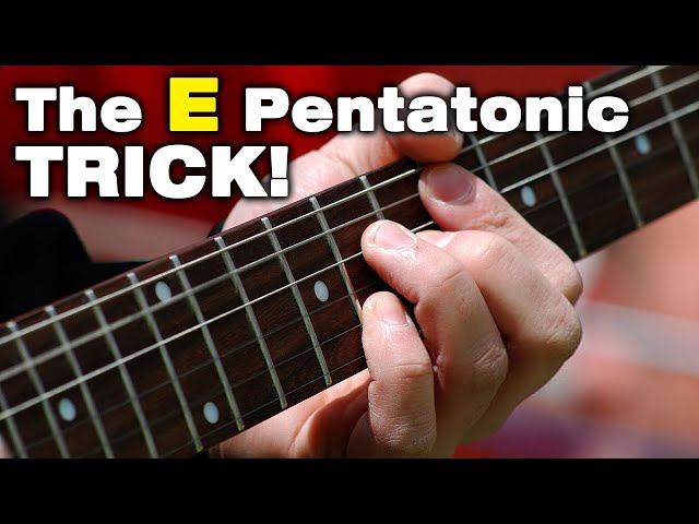 EASY "E" Pentatonic Lick Shows How GOOD You Play Guitar!