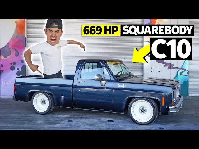 Work Truck Turned 669hp Party Animal: Boomhauer, Zac’s Chevy C10 Squarebody