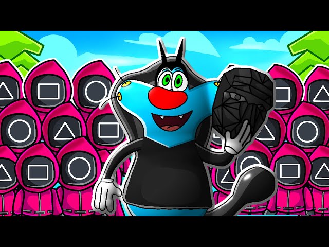 Roblox Oggy Become Famous Frontman In Squid Game !