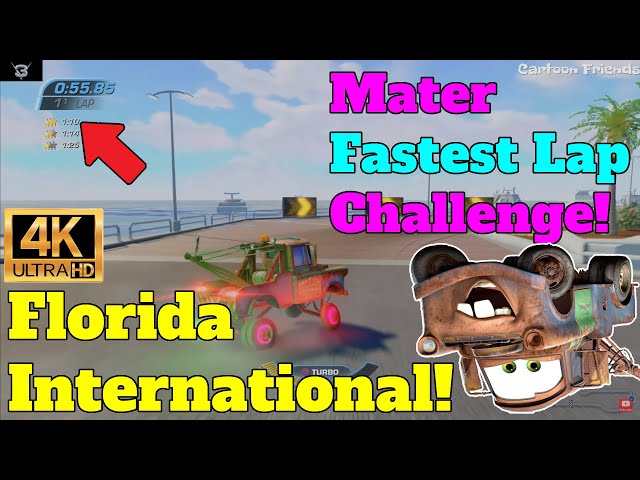 Mater Best Lap Challenge Florida international Cars 3 Gameplay PS5 4K