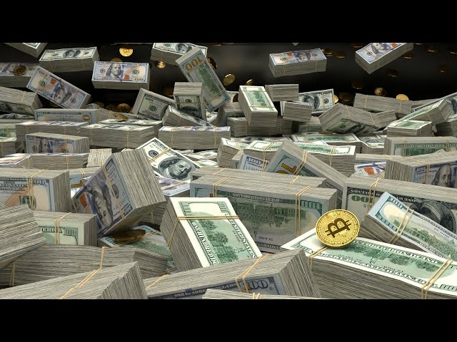 BILLIONS in HUNDRED DOLLARS & BITCOINS :: Wealth Visualization, Manifestation, Abundance HD