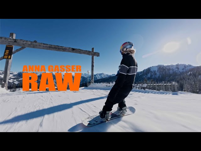 Anna Gasser’s RAW Park Runs 🎥 No Edits, Just Pure Snowboarding at Absolut Park!