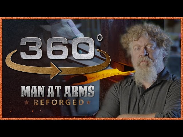 Tour of Man At Arms: Reforged Shop in 360° - The Forging Room!