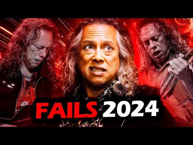 KIRK HAMMETT FAILS COMPILATION (2024) #METALLICA