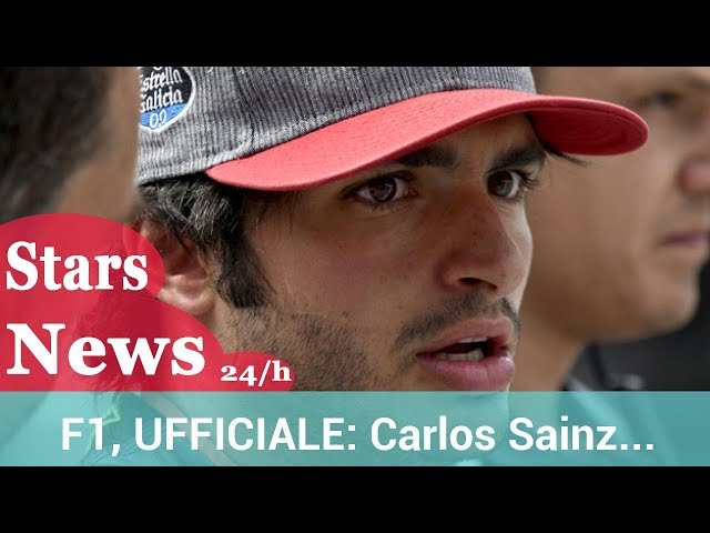 F1, UFFICIALE: Carlos Sainz è un pilota Renault.HD