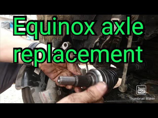 2012 Chevy Equinox Axle Replacement Step-by-Step