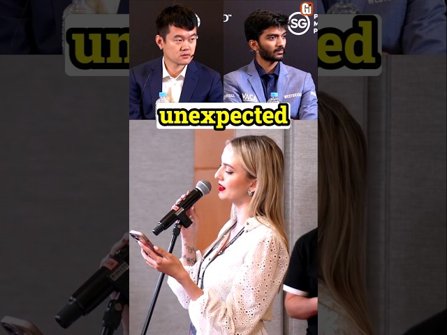 Gukesh & Ding on Unexpected Yourself 🤣