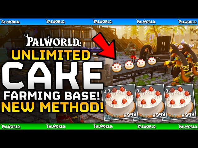 BUILD THIS NOW! - NEW INFINITE CAKE FARMING BASE METHOD - How To Get CAKES Easy - Palworld Feybreak