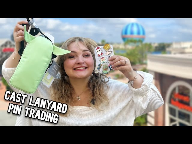 New Merch & Pins Shopping in Disney Springs + Cast Member Pin Lanyards!