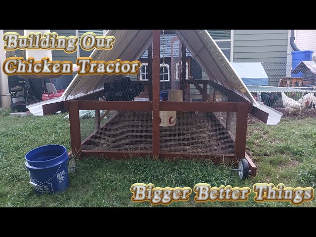 Building our chicken tractor using John Suscovich's method.