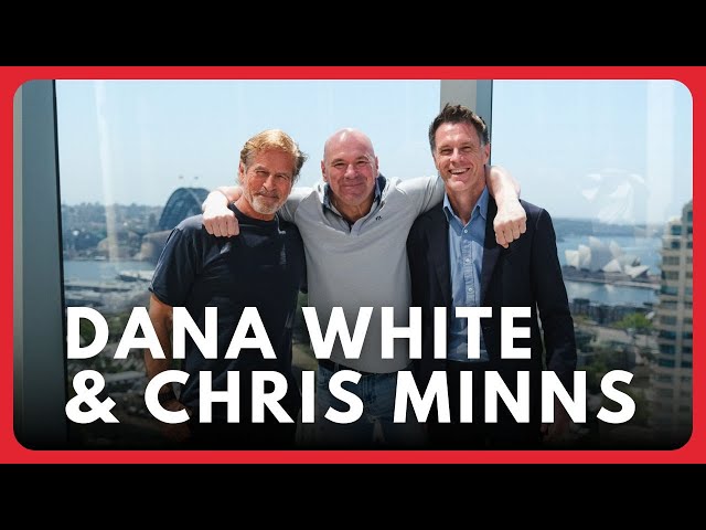 UFC boss Dana White & NSW Premier Chris Minns talk UFC 312