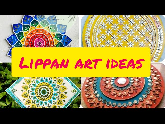 200 Lippan Art Ideas / Lippan Art Mirror / DIY Wall Hanging / Art_by_shubhsneha