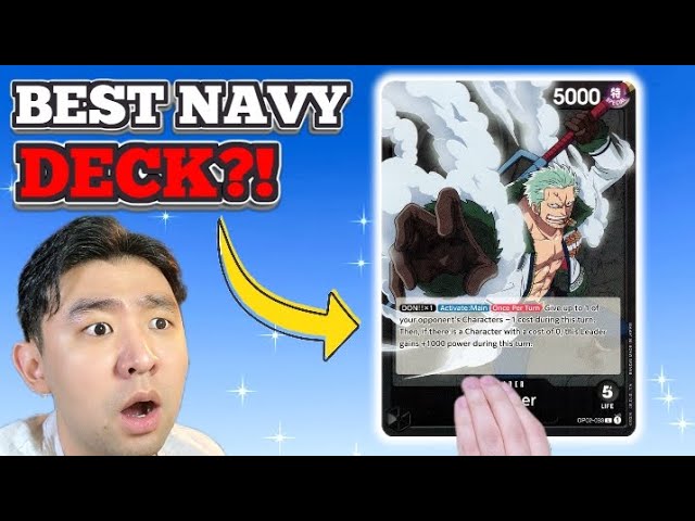 MOST FUN NAVY DECK?! This One Piece TCG SMOKER Leader Deck is AMAZING!