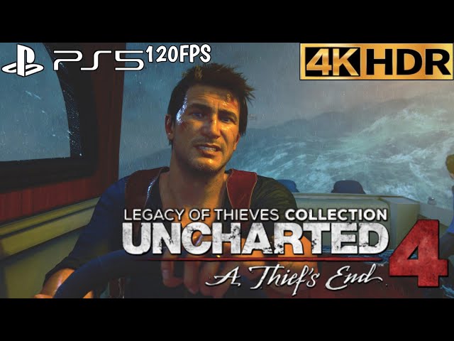 Uncharted 4: A Thief's End Remastered (PS5) 4K 120FPS HDR Gameplay Part 1 (FULL GAME) No Commentary