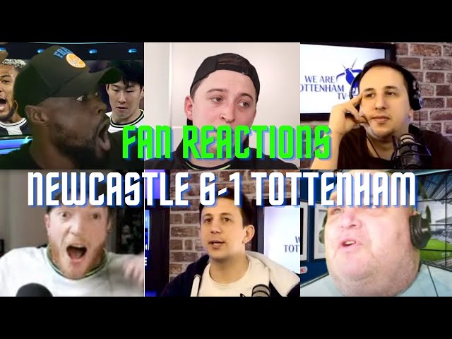 Fan Reactions Newcastle Utd 6-1 Tottenham | Fan Reactions