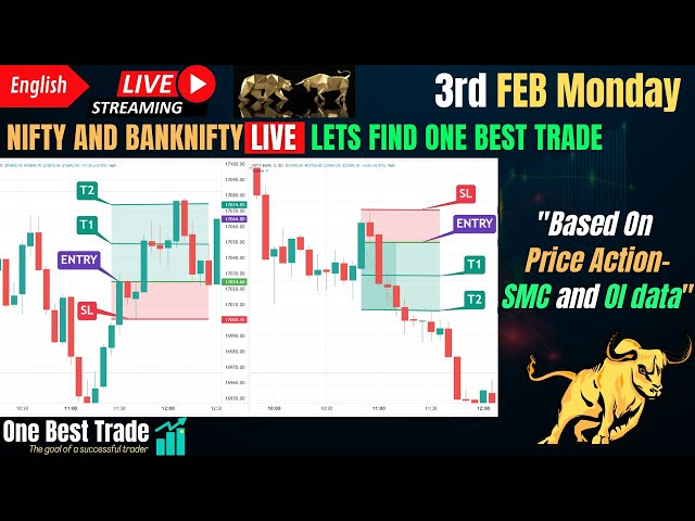 🔴Live Nifty intraday trading | Bank nifty live trading | Live options trading | 3rd FEB 2025 dhan