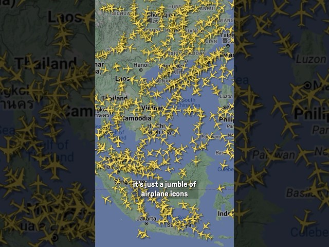 How Flight Paths Show Global Conflict