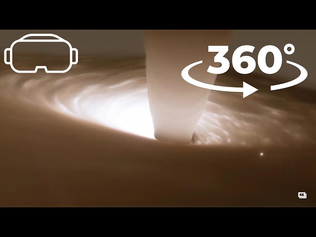 Falling into a blackhole in 360°/VR [4K] 1