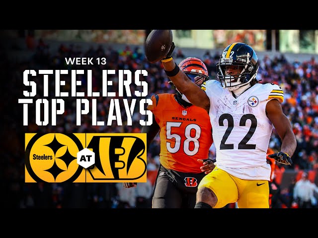 Steelers Highlights in 44-38 Win Over Bengals in Week 13 | Pittsburgh Steelers