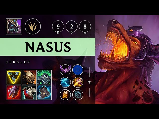 Nasus Jungle vs Zyra: Dominating - EUW Master Patch 14.24