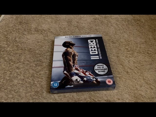 Creed II Blu Ray Unboxing