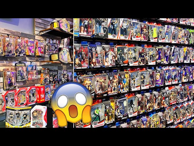 INSANE WWE TOY HUNT AT EPIC WRESTLING ACTION FIGURE STORE!