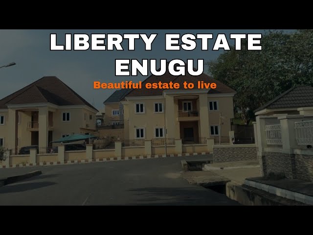 Inside a Luxurious Estate in Enugu|| Drive Through Liberty Estate Enugu