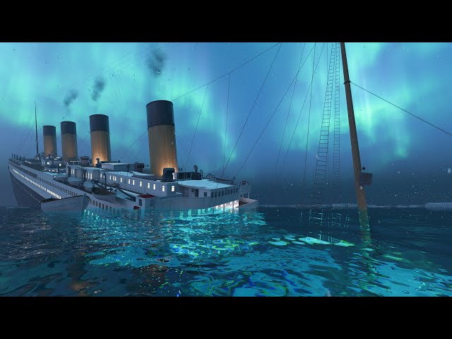 The moment the Titanic sank