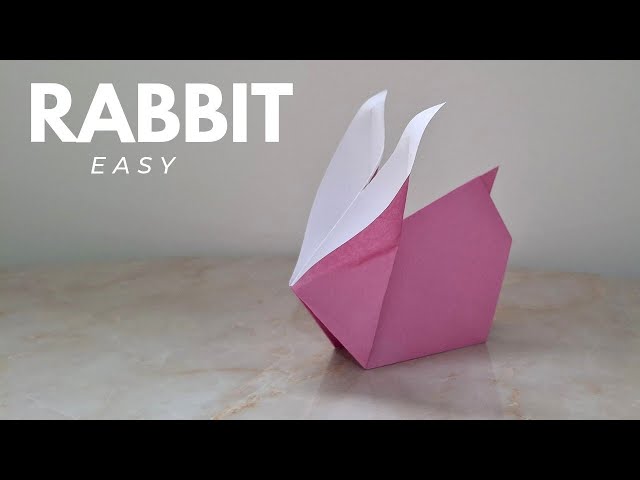 Cute Origami Rabbit // Easy Animal Origami