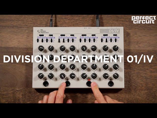 Division Department 01/IV Four Voice Analog Drum Synth