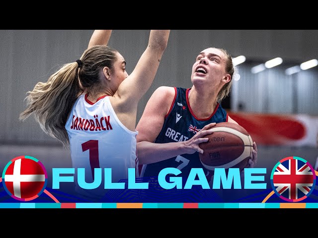 Denmark v Great Britain | Full Basketball Game | FIBA Women's EuroBasket 2025 Qualifiers