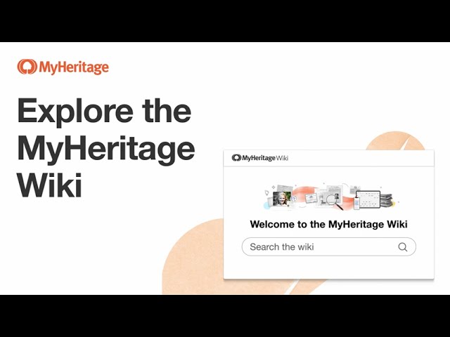 Introducing the MyHeritage Wiki