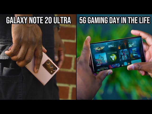 Samsung Galaxy Note 20 Ultra 5G | Gaming Day in the Life