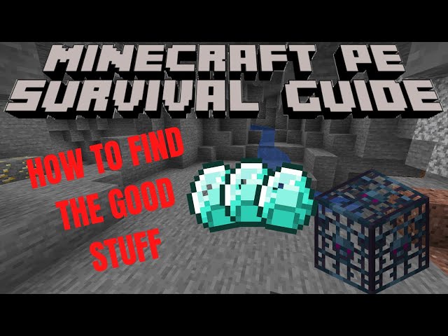 How To Mine and Go Caving For Resources: The Minecraft Pocket Edition Survival Guide EP 4