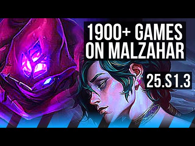 MALZAHAR vs HWEI (MID) | Rank 7 Malz, 1900+ games | KR Master | 25.S1.3