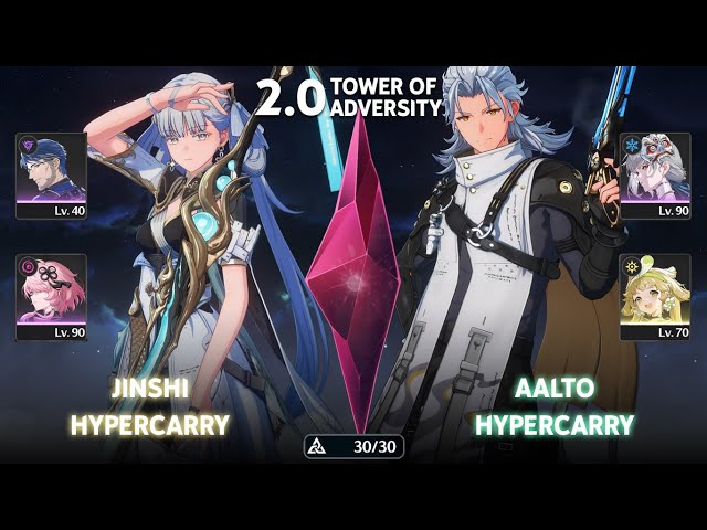 S0R1 Jinshi F2P Team & S6 Aalto Hypercarry | Tower of Adversity | Wuthering Waves 2.0