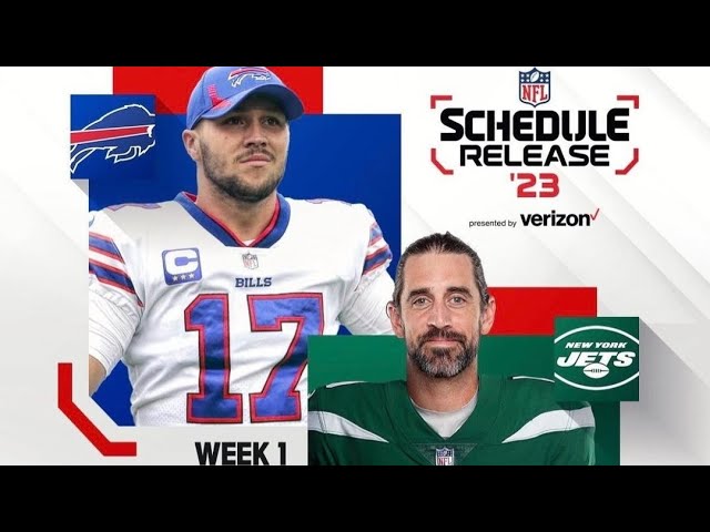 The NFL Schedule is out, will the Bills Sweep the AFC east?