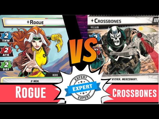 Marvel Champions | Rise of the Red Skull | Rogue | Vs Expert Crossbones | Justice | Solo | True Solo